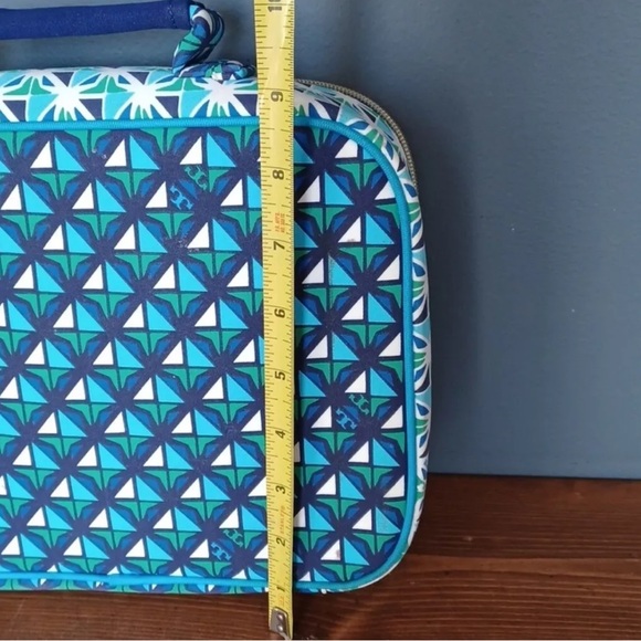 TORY BURCH X NEIMAN MARCUS X TARGET Blue Kaleidoscope Lunch Box Bag - Picture 11 of 16